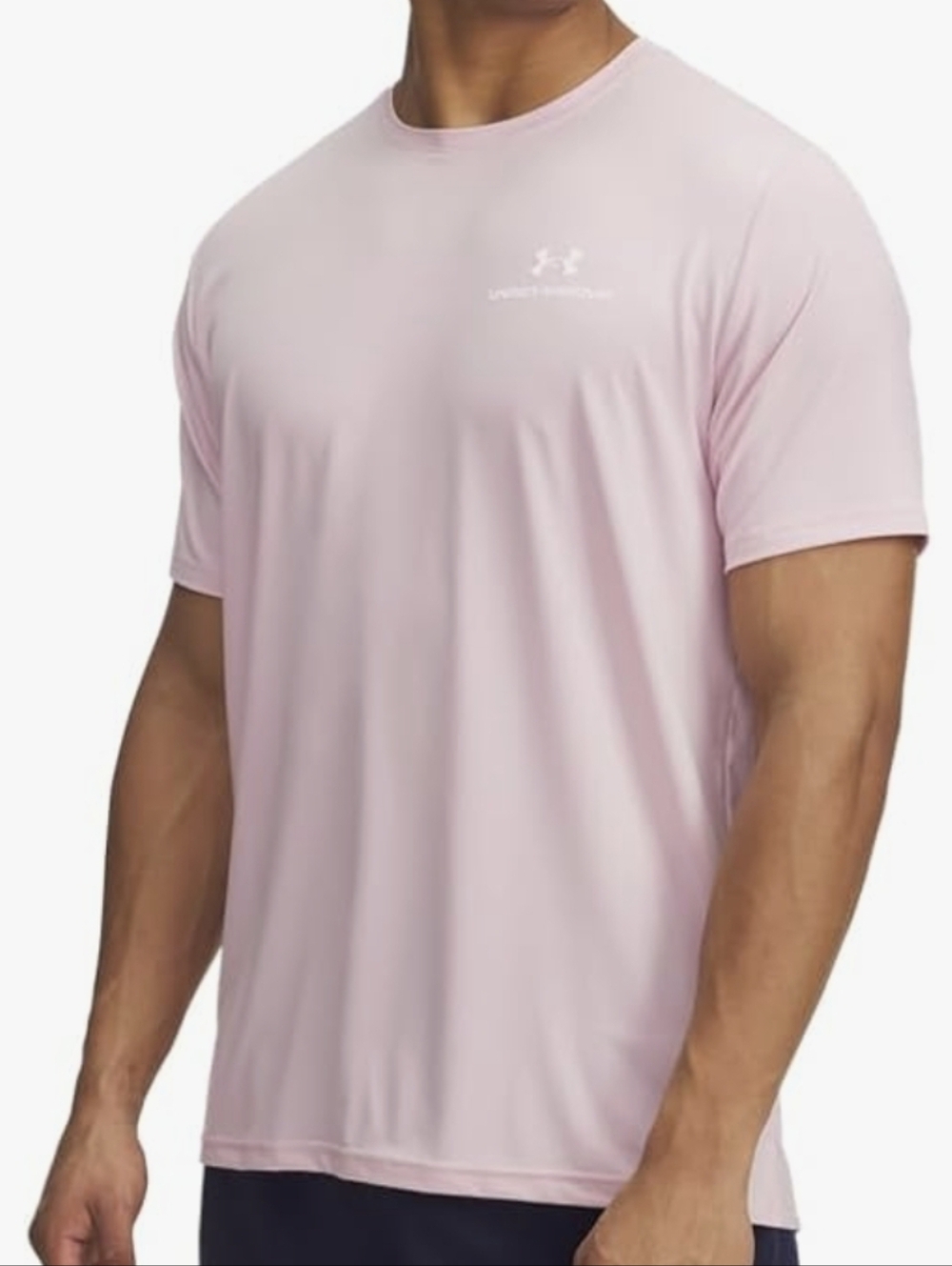 Under Armour Rush Performance Crew Tee Prime Pink Size XL